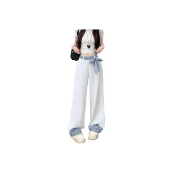 Flowers in water Jeans Women's White