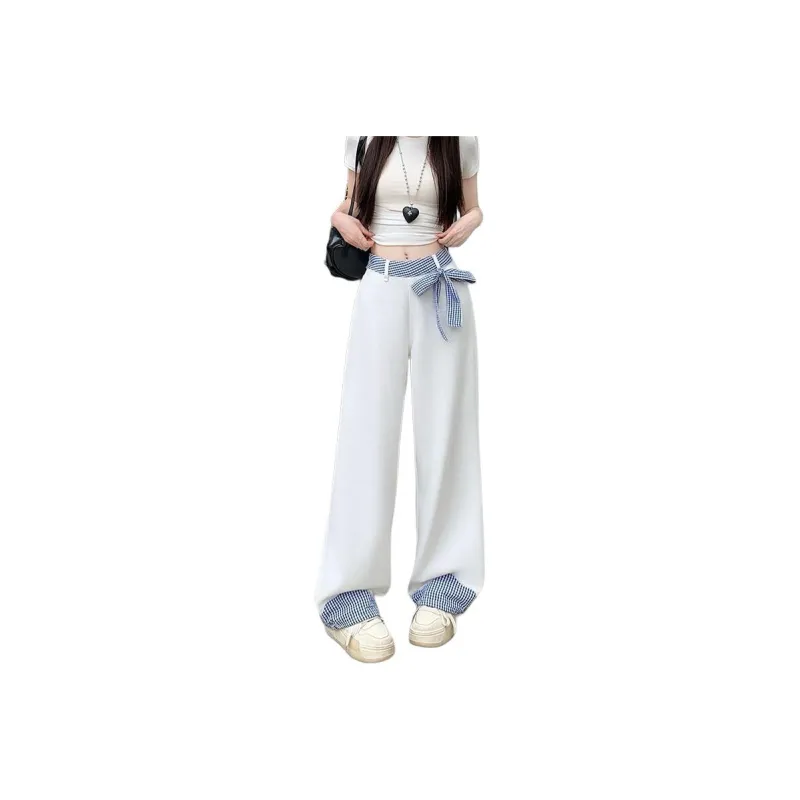 Flowers in water Jeans Women's White-0