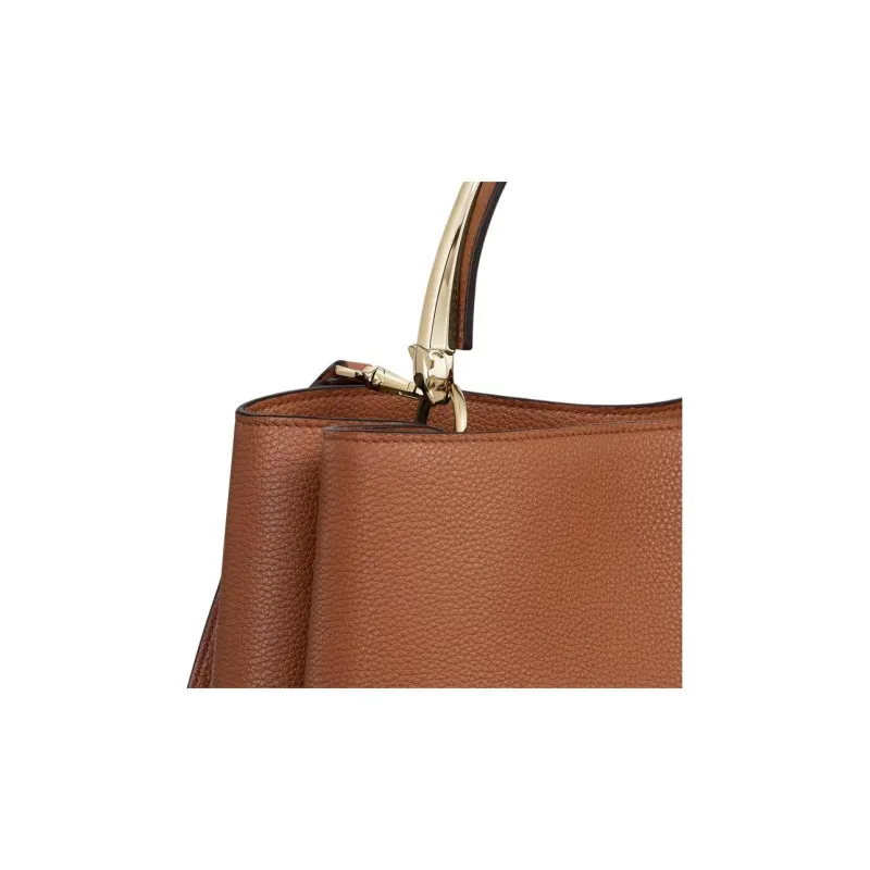 CARTIER Panthère De Cartier Grain Calfskin Shoulder Bag, Handbag Medium Size Women's Caramel-3