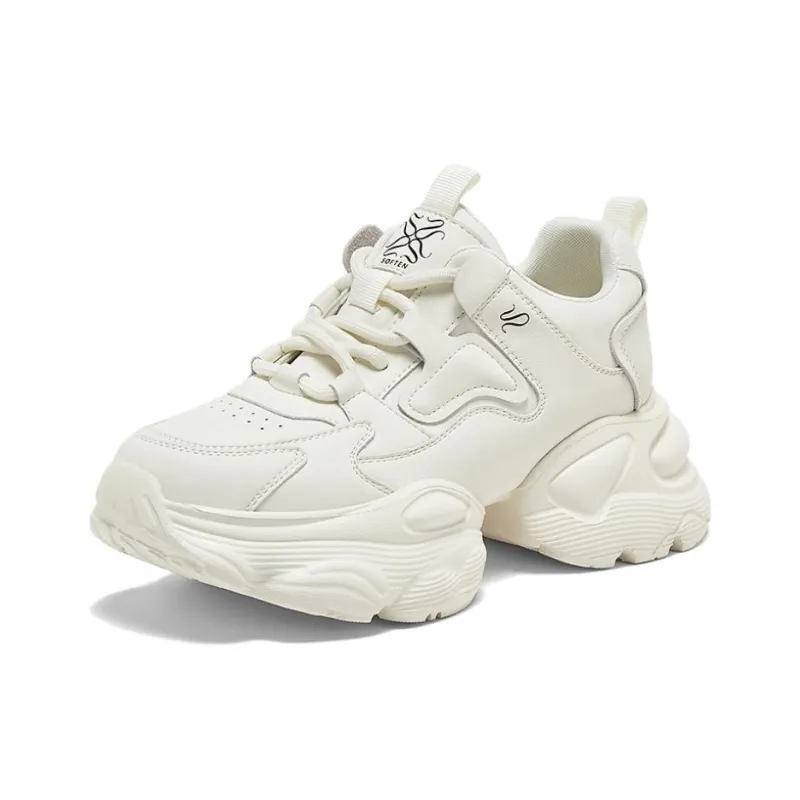BASTO Slip Resistant Low Top Chunky Sneakers Women's-5