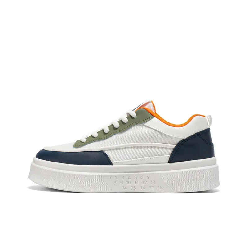 Yi Jiabao Slip Resistant Shock Absorbers Low Top Skateboard Shoes Men's-3