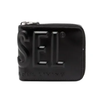 DIESEL Cow Leather Wallet Men's Black