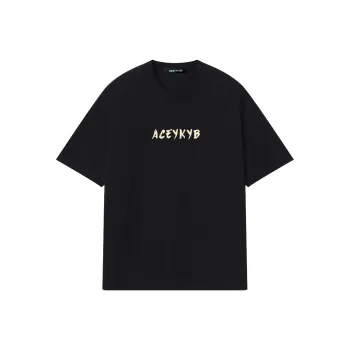 YK&YB T Shirts Unisex Black