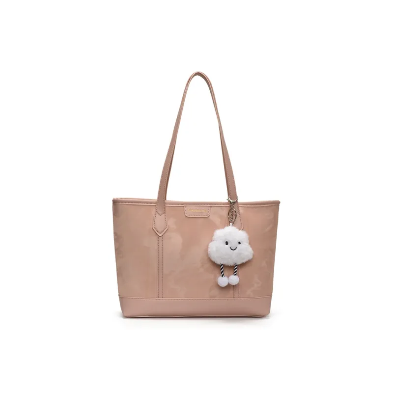 Meow In The Grass PU Tote Handbag Women's Multicolor-11