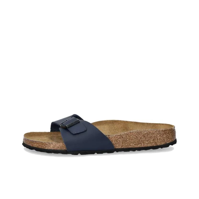 Birkenstock Madrid Slide Slippers Unisex Blue Regular Loose Fit-0