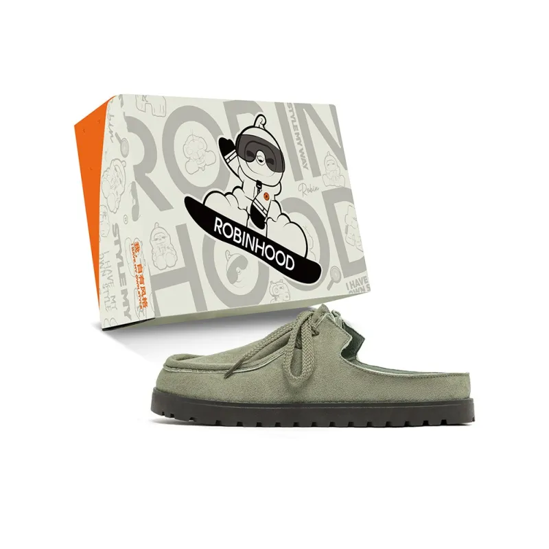 ROBINHOOD Odor Resistant Abrasion Resistant Slip Resistant Antibacterial Closed Toe Slippers Men's Box Included-5
