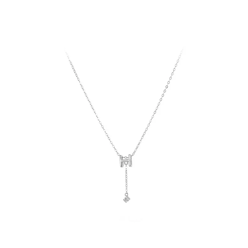 MAXTHINK S925 Silver Necklaces Women's Silver/Gold-4