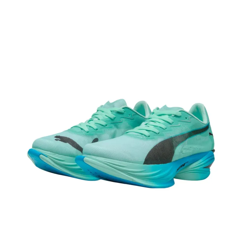 PUMA FAST R NITRO Elite 3 Anti Slip Wear Resistant Low Top Running Shoes Women's Green-2