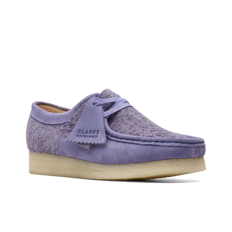 Clarks Wallabee Casual Single Shoes Women's Purple-3