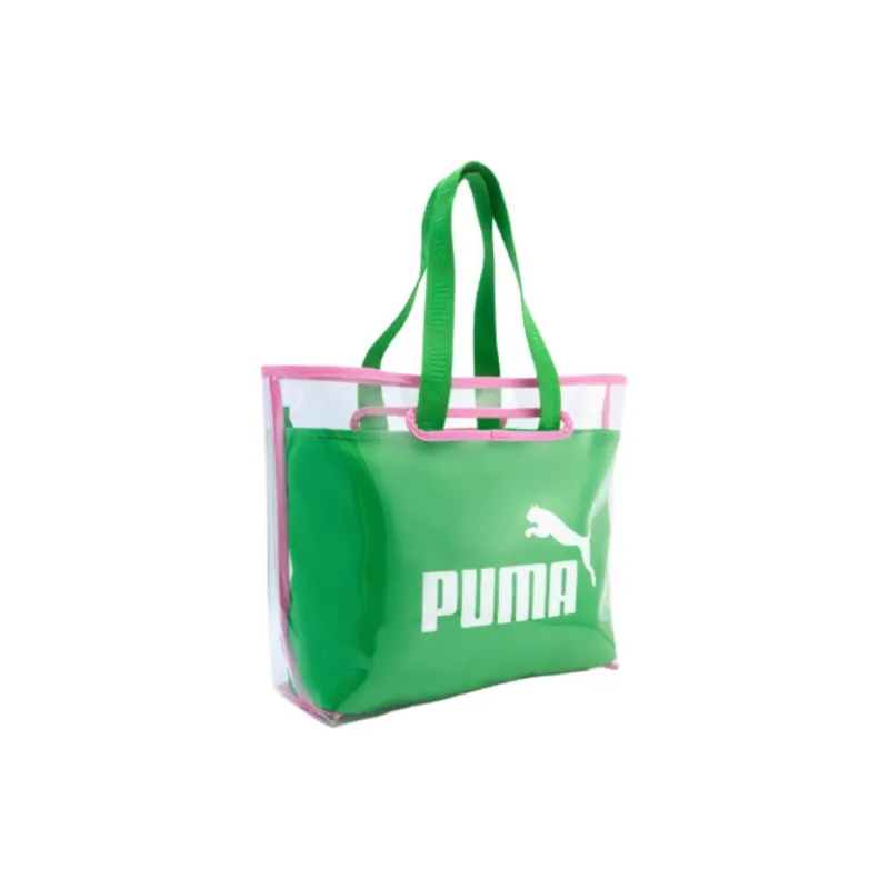 PUMA PU Handbag Regular Women's Green & Joy Pink-0