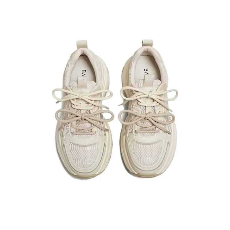 BASTO Slip Resistant Low Top Chunky Sneakers Women's-6