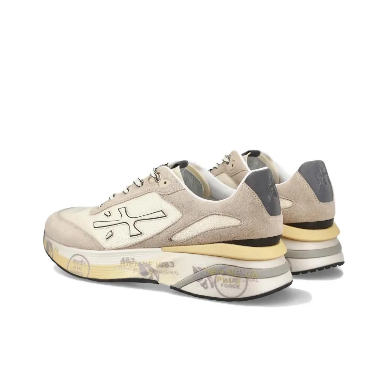 PREMIATA Moerun Slip Resistant Low Top Casual Shoes Men's Beige Umber-1