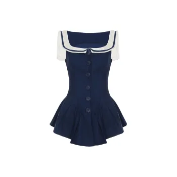 Udon House Short Sleeved Dress Women's