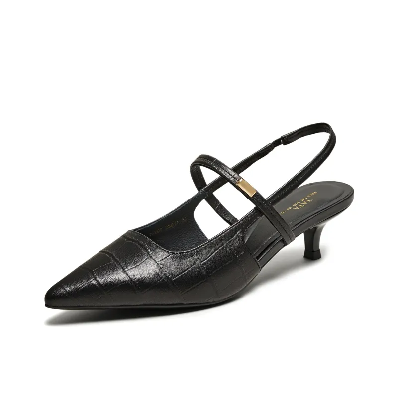 TATA Chunky Heel High Heels Women's-9