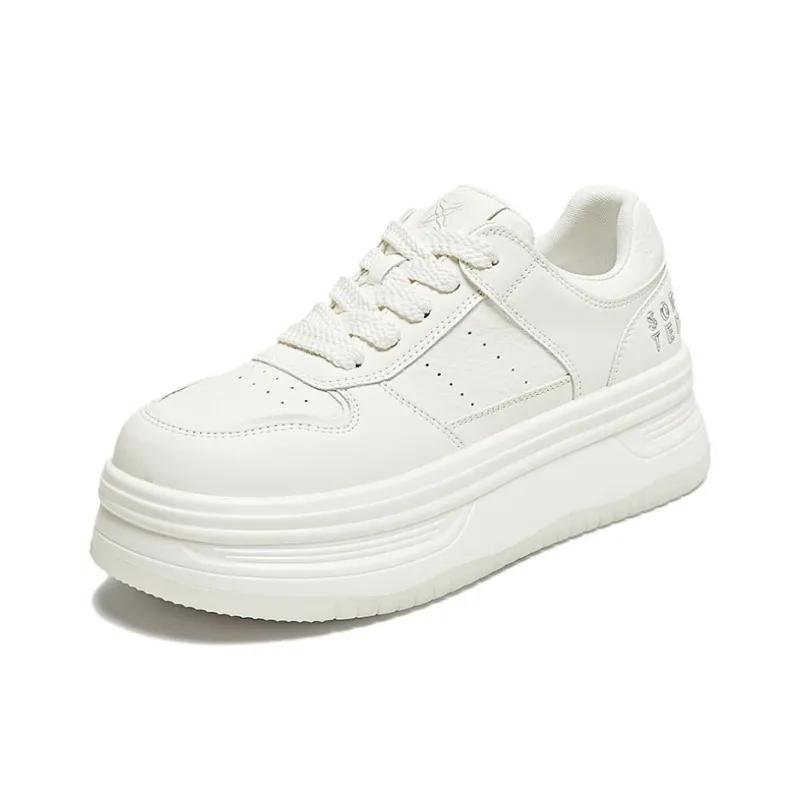 BASTO Low Top Skateboard Shoes Women's Beige-1