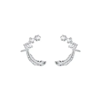 PHOENIXSILY 999 Fine Silver Stud Earrings Women's