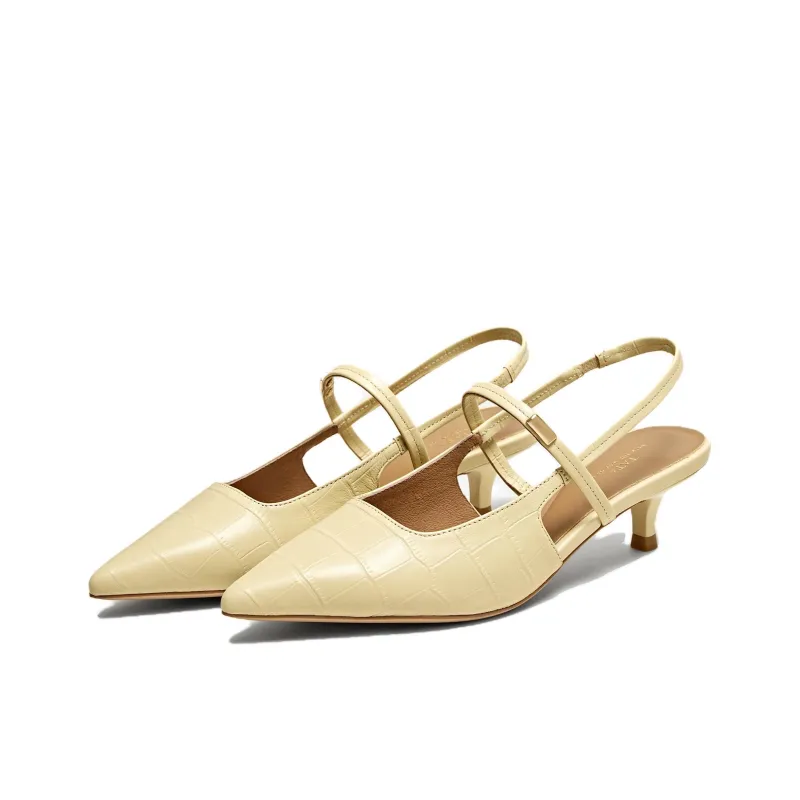 TATA Chunky Heel High Heels Women's-2