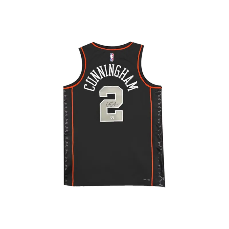 Three For CC Cunningham, Handwritten Signature Basketball Fan Supplies Outer Frame Approx. 78x98cm Black Unisex-1