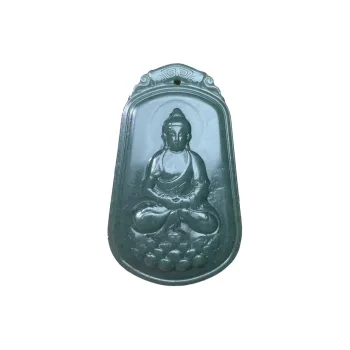 BUDOUXIAOAI Hetian Jade Pendants Green Jade Unisex