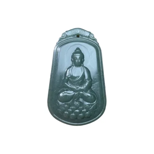 BUDOUXIAOAI Hetian Jade Pendants Green Jade Unisex
