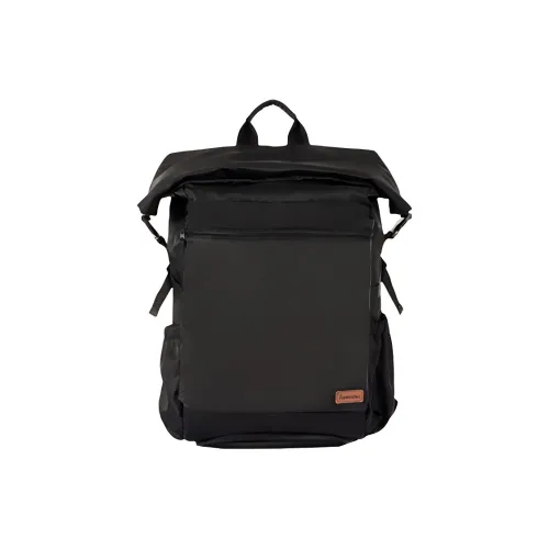 Kawasaki Fabric Backpack Unisex Black/Army Green
