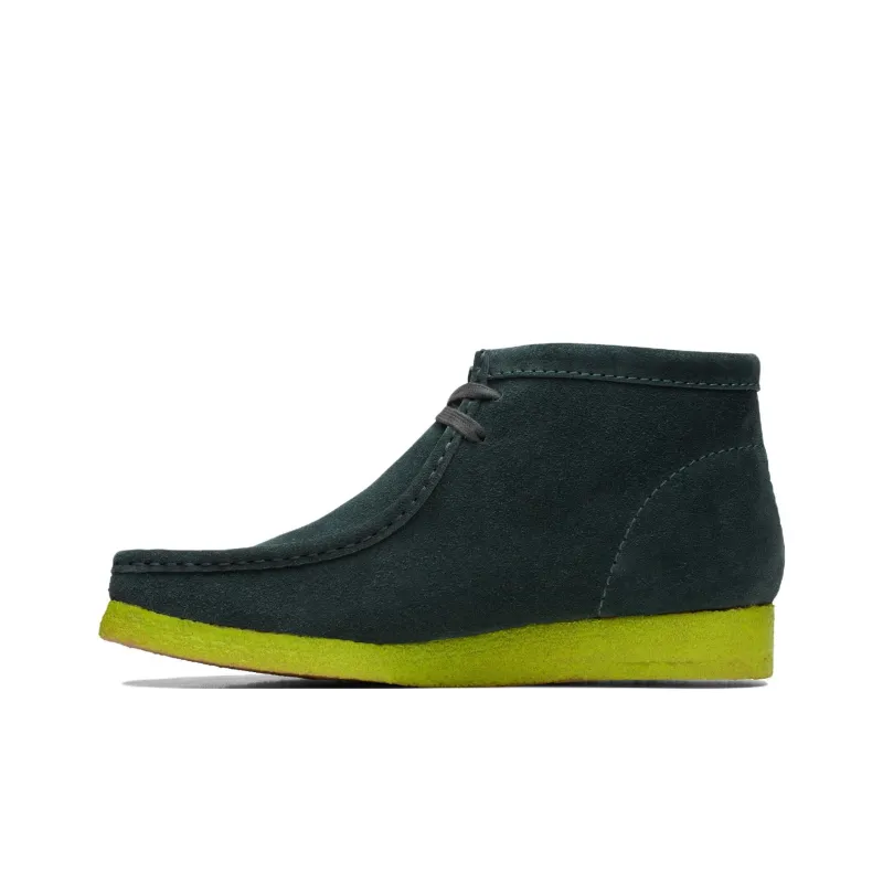 Clarks Wallabee Ankle Boots Men's Green-0