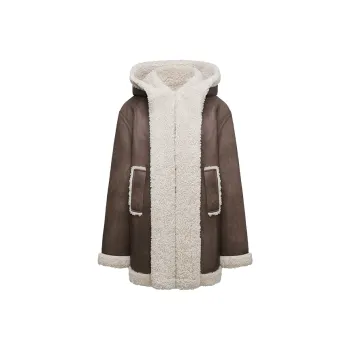 NUTH Leather Jackets Women's Brown
