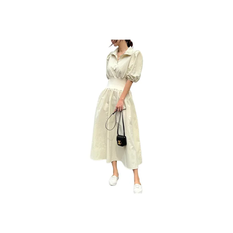 ABCMININ Short Sleeved Dress Women's-0