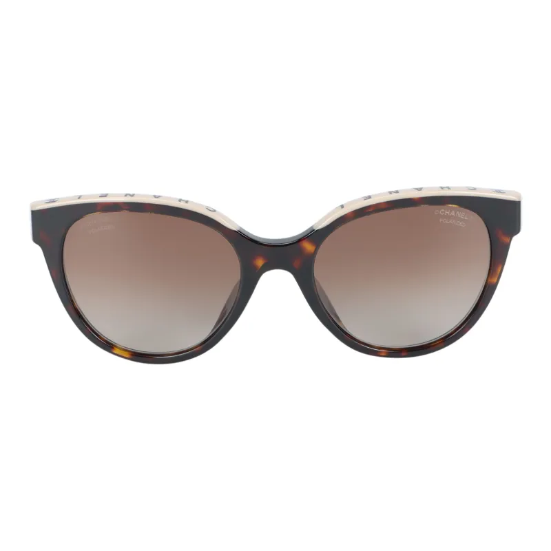 CHANEL Cat Eye Sunglasses Unisex Brown-1
