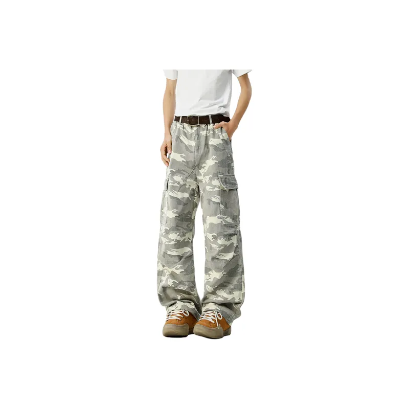 TELENT Cargo Pants Unisex Gray-0