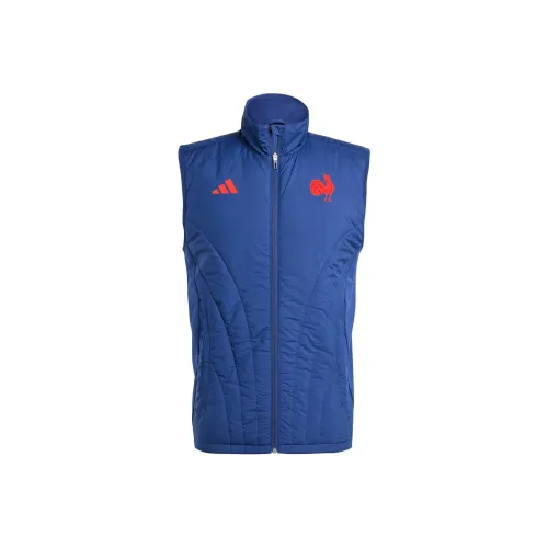 Adidas Clothing Vests Men Dark Blue