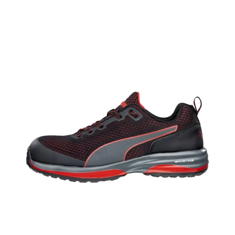 PUMA Safety Speed Low Electrical Hazard Black Red-0