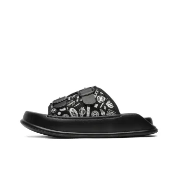 WEISHIBANGWEI Slip Resistant Odor Resistant Slide Slippers Men's Black