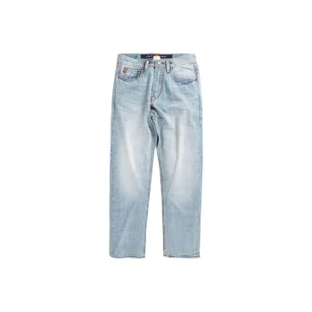 Devanro Jeans Men Blue Ankle Length
