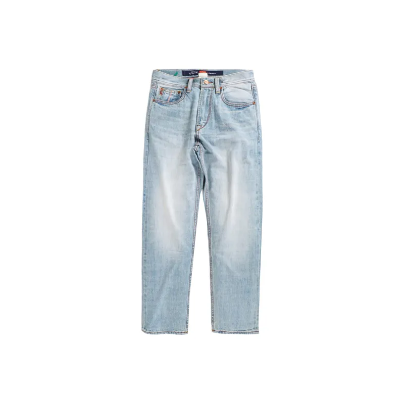 / Jeans Men Blue Ankle Length-0