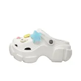 White (Stars Buttons)