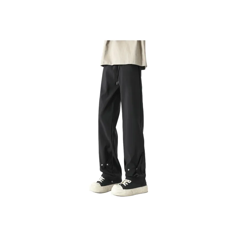 RAP PANDA Casual Pants Unisex Black-0