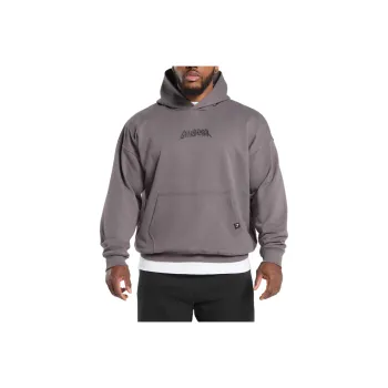 GYMSHARK Metal Lifting Graphic Hoodie Sweatshirt Men's Brushed Purple