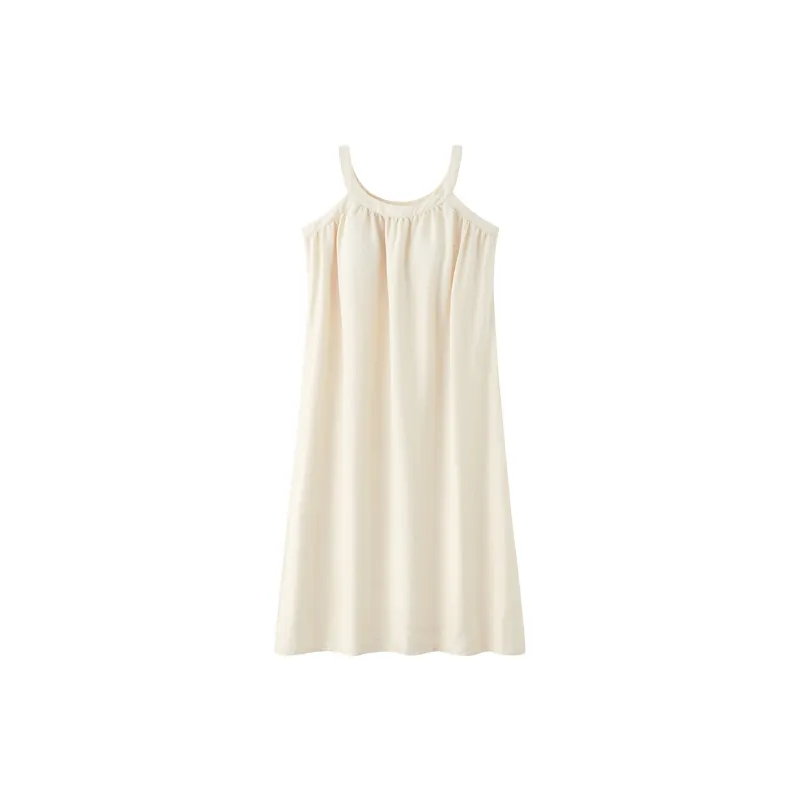 Q'NIANMA Nightgown Women's Milk White-0