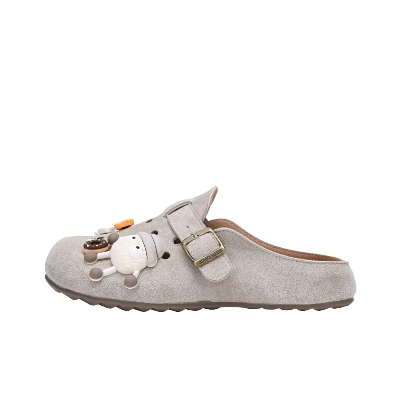 XMISTUO Rubber Sole Quiet Abrasion Resistant Slip Resistant Closed Toe Slippers Women's-7