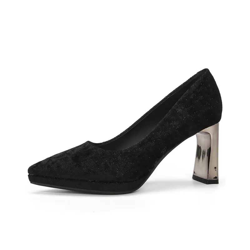 Lan Miao Chunky Heel High Heels Women's-7