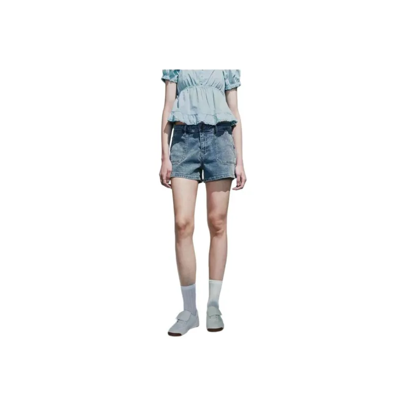 URBAN REVIVO Denim Shorts Women's-1