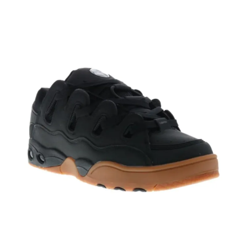 OSIRIS D3 OG Abrasion Resistant Low Top Skateboard Shoes Men's Black-3