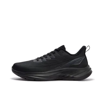 361° Cushioning Wear Resistant Low Top Running Shoes Men's Black