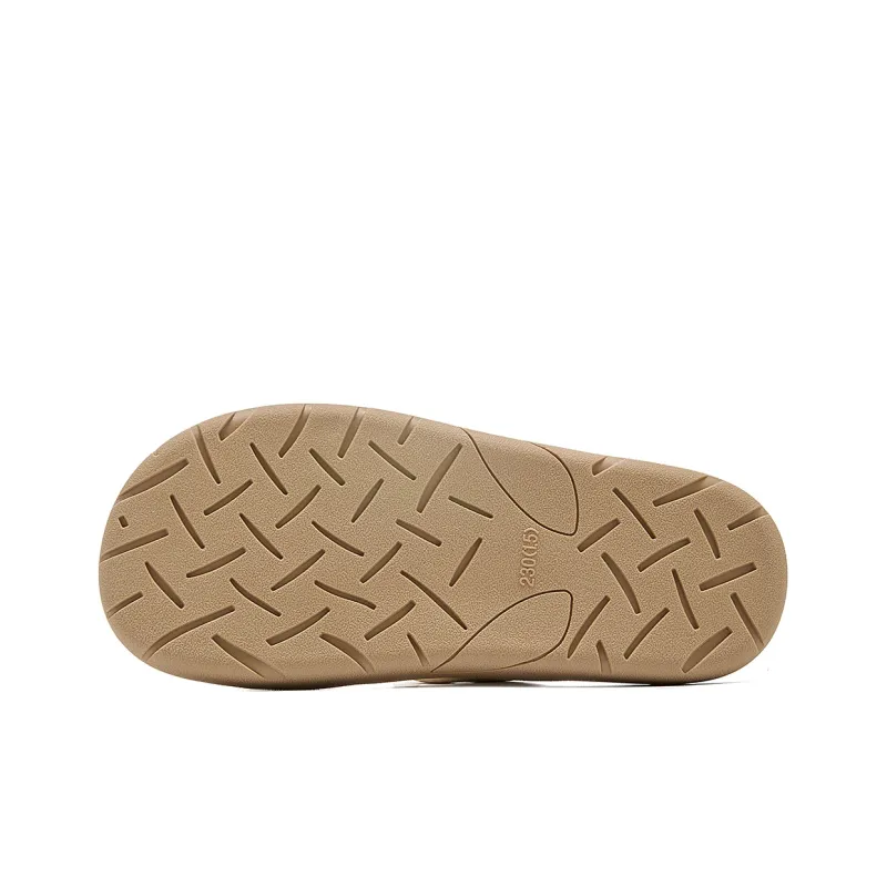La Chapelle Slide Slippers Women's Beige-5