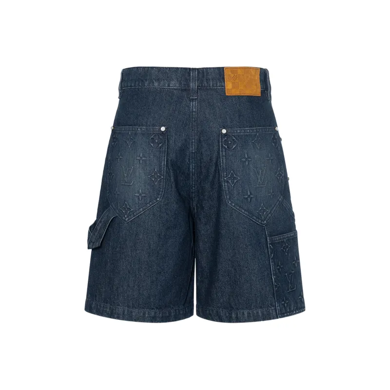 LOUIS VUITTON Denim Workwear Shorts-1