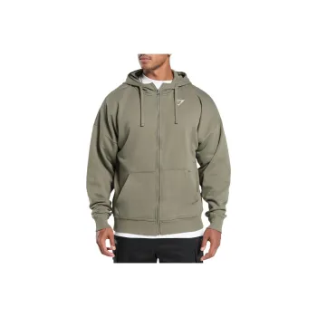GYMSHARK Crest Sweatshirt Men's Green