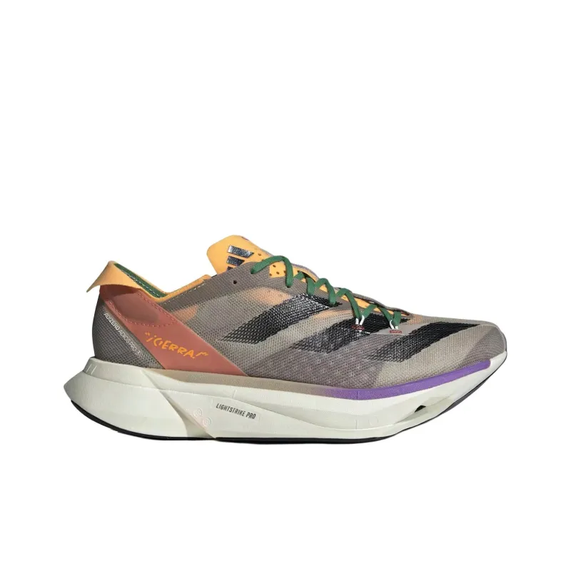 Adidas Adizero Adios Pro 3 Anti Slip Wear Resistant Low Top Running Shoes Unisex Gray-1