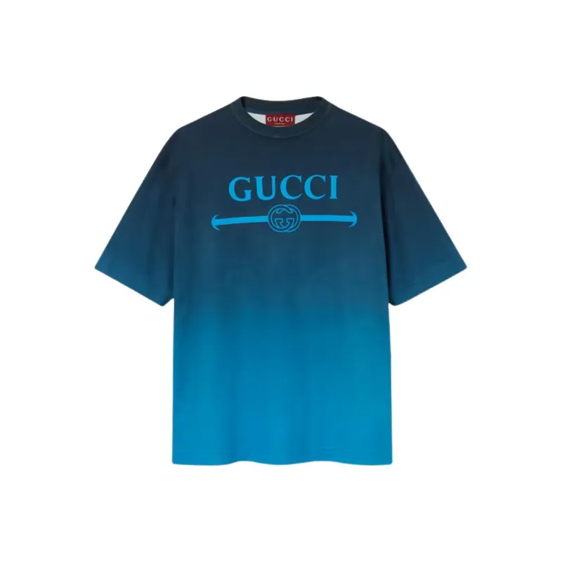 GUCCI T Shirts Men Blue-0