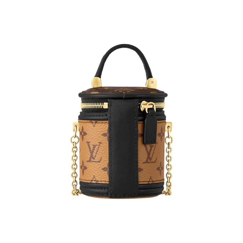 LOUIS VUITTON Monogram Canvas With Cow Leather Bucket Bag Handbag Women's Multicolor-1